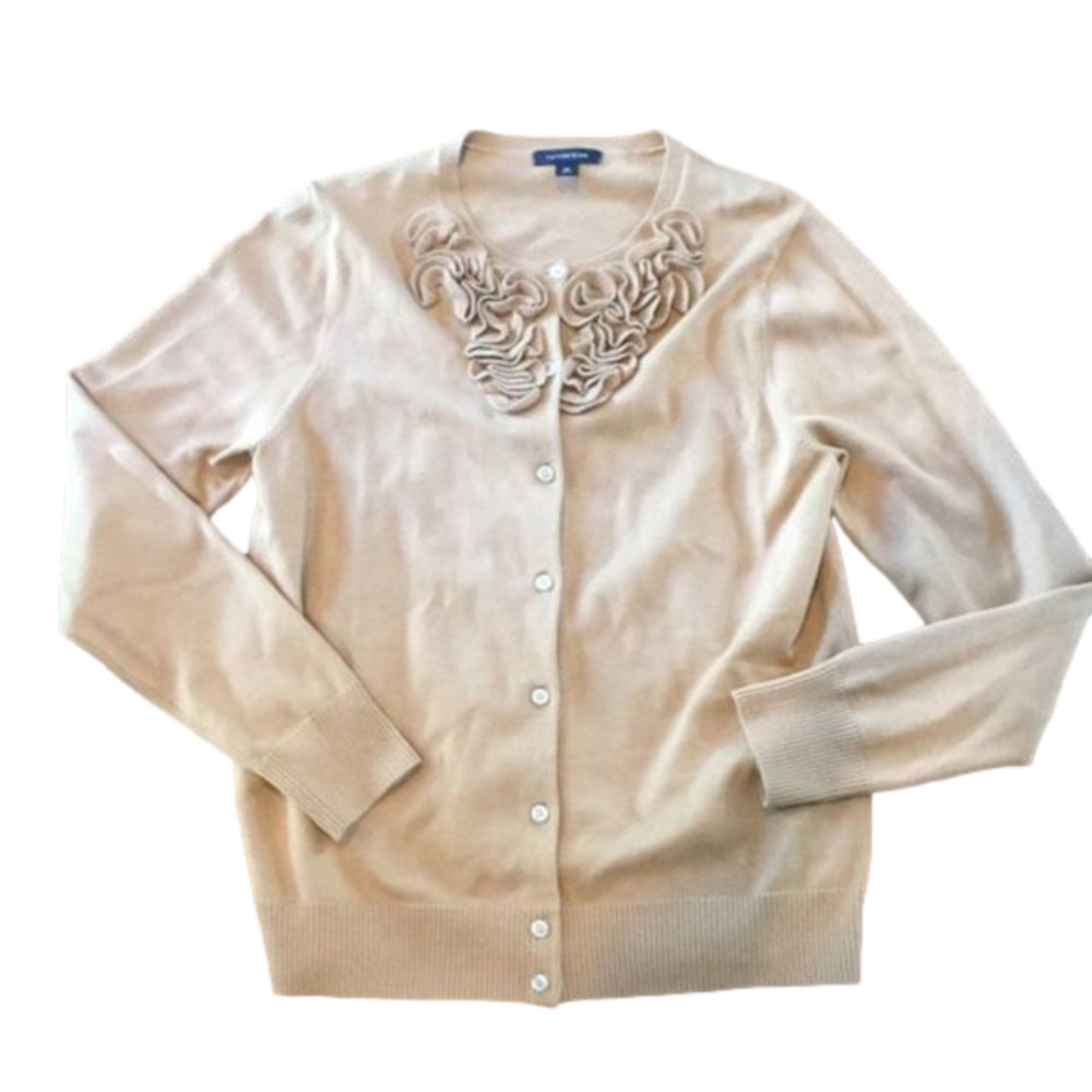 𝅺LAND’S End Button Down Cardigan Sweater
